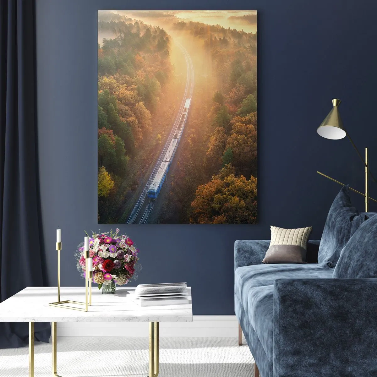 Glass picture - Autumn Trip - 80x120 cm