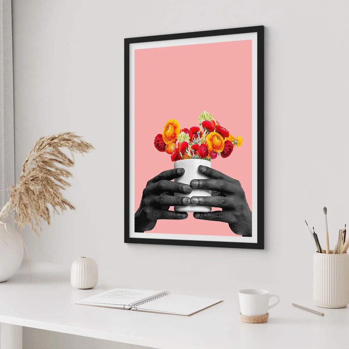 Poster in black frame - Apotheosis of Life - 70x100 cm