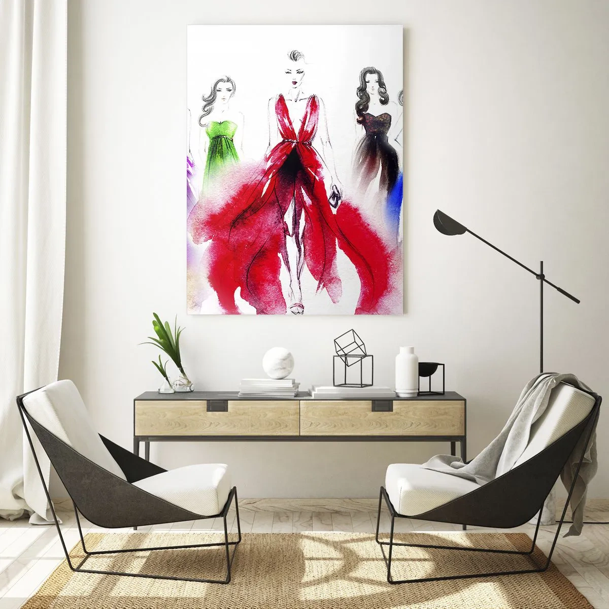 Glass picture - Vogue in Vogue - 70x100 cm