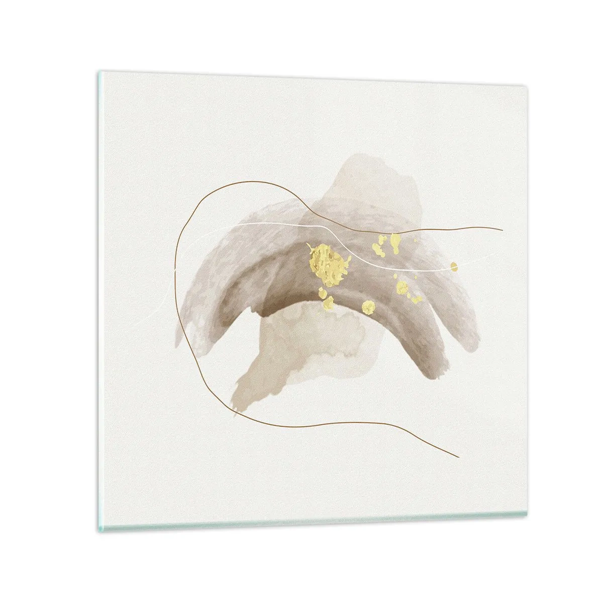 Glass picture - Encountered in Space - 60x60 cm