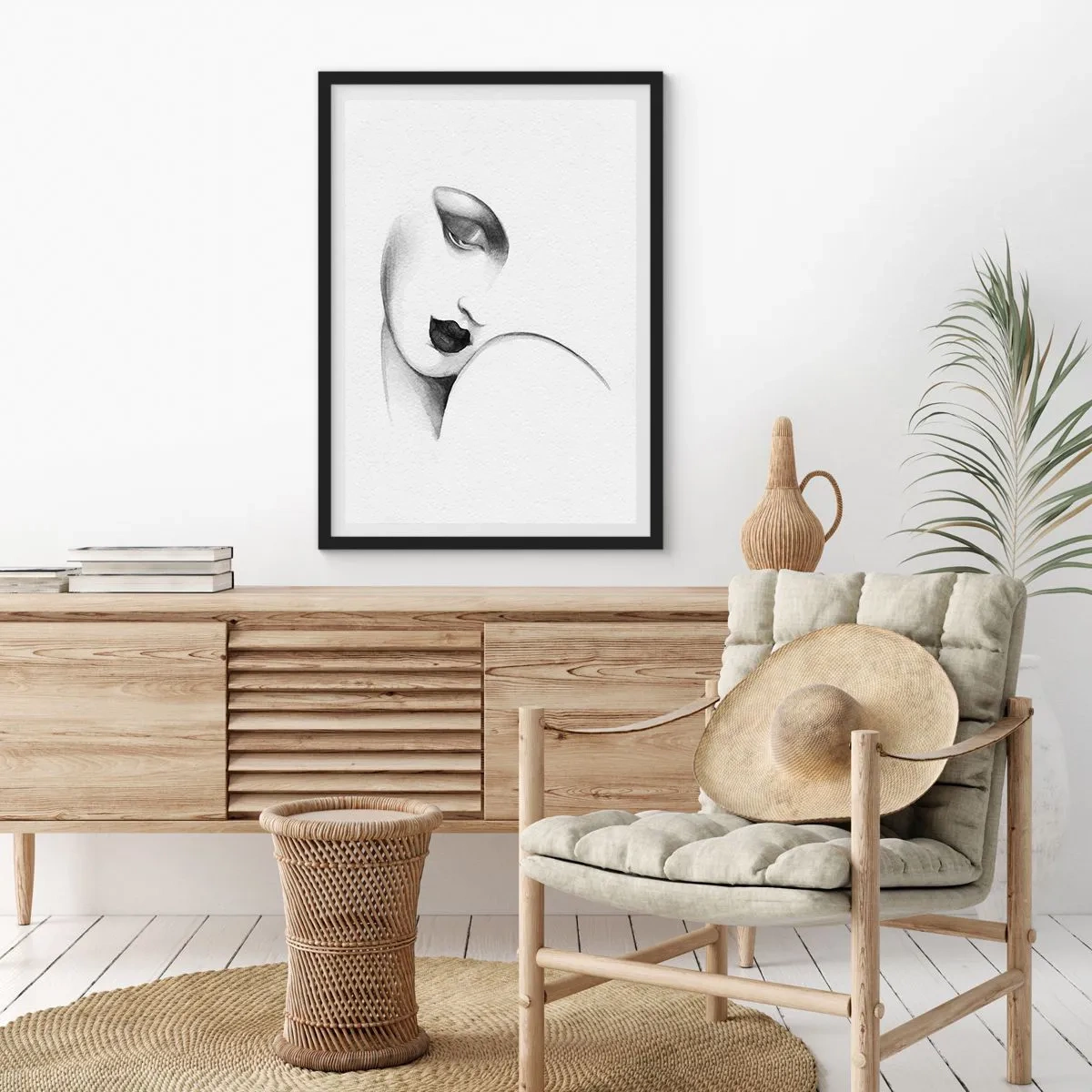 Poster in black frame - Lempicka Style - 61x91 cm