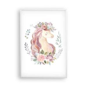 Poster in white frmae - Invitation to the Fairytale World - 61x91 cm