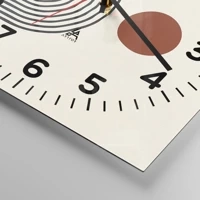 Clock face with numbers