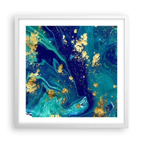 Poster in white frmae - Sun Flakes - 50x50 cm