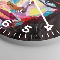 Clock face with numbers