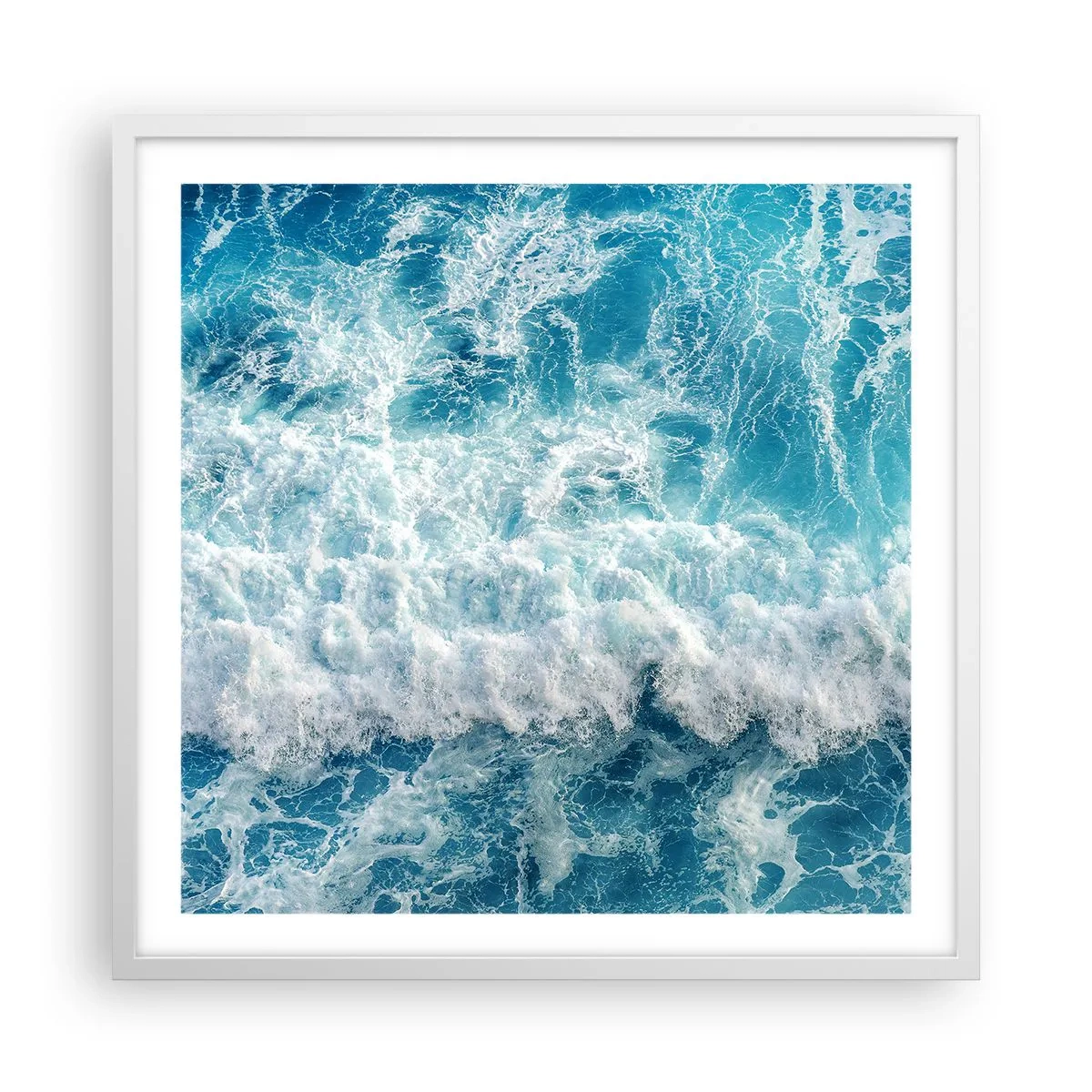 Poster in white frmae - Jouful and Loud - 60x60 cm