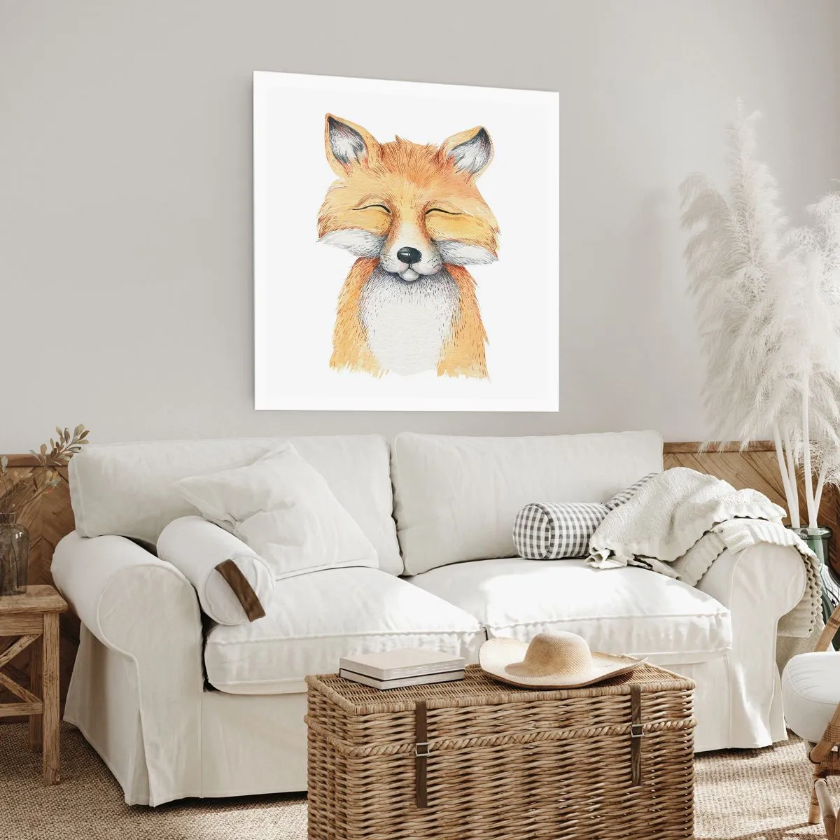 Poster - Fox Moods - 40x40 cm