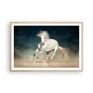 Poster in light oak frame - Freedom in a Pure State - 91x61 cm