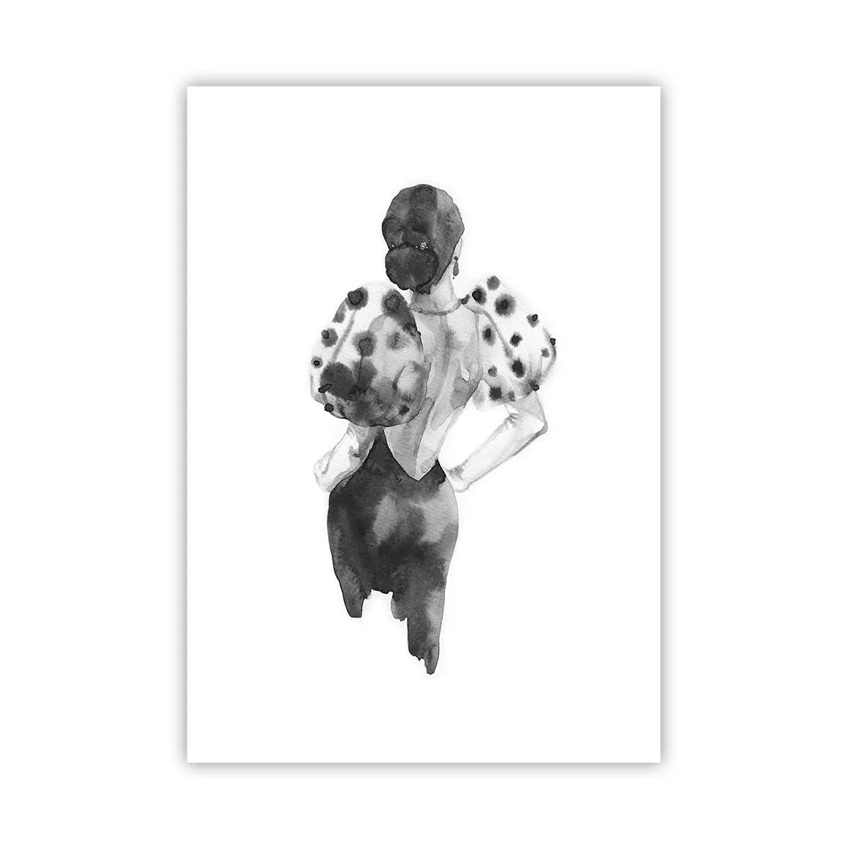 Poster - She Passed by - 70x100 cm