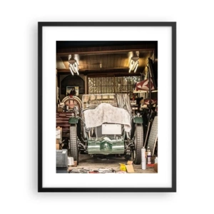 Poster in black frame - Back to the Past - 40x50 cm