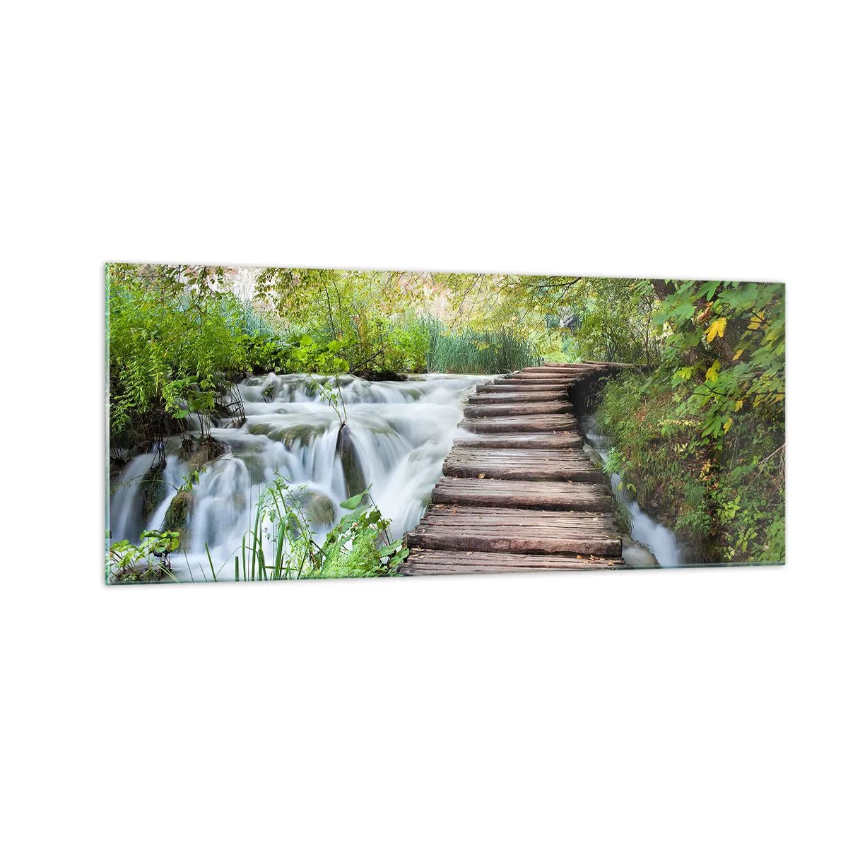 Glass picture - Not Such Quiet Water - 100x40 cm