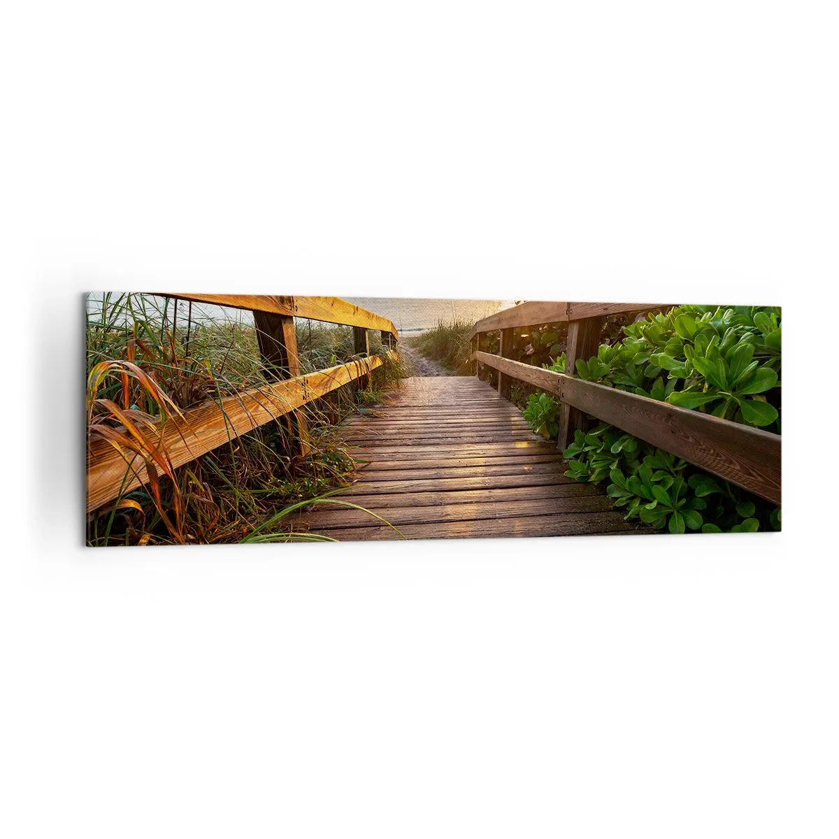 Canvas picture - Straigh to the Shore - 160x50 cm