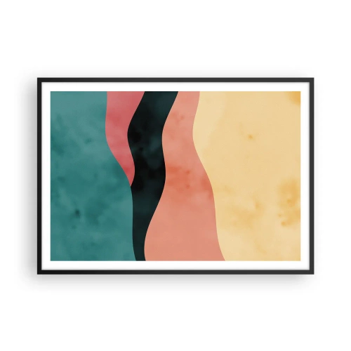 Poster in black frame - Compatible Incompability - 100x70 cm