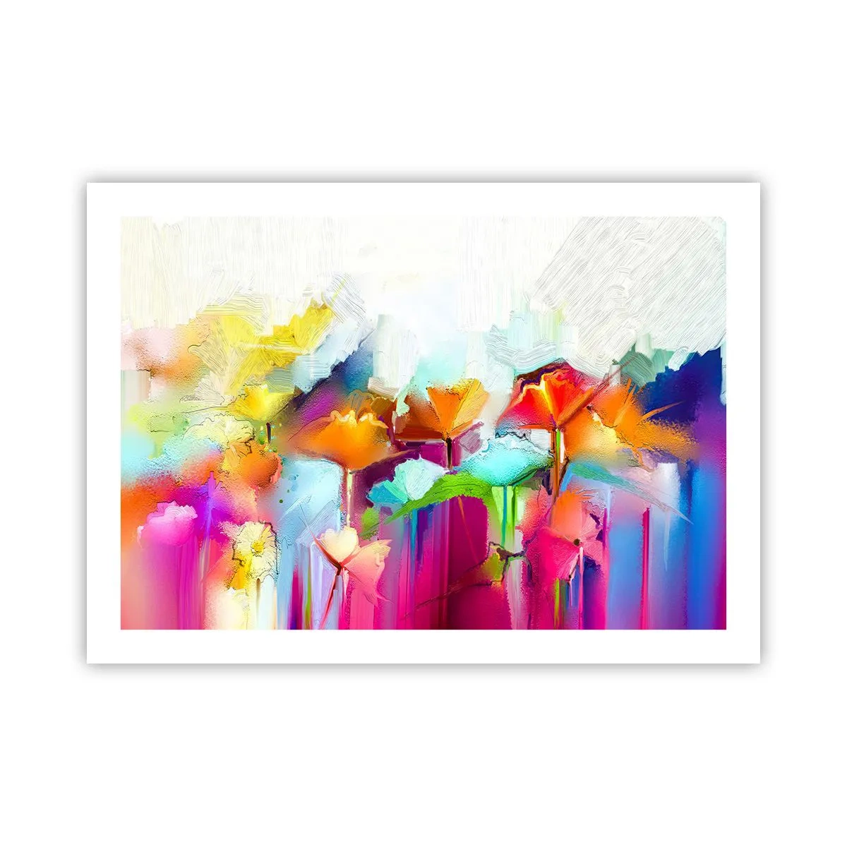 Poster - Rainbow Has Bloomed - 70x50 cm