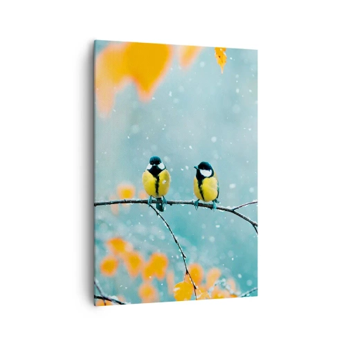 Canvas picture - Birdy Gossip - 70x100 cm