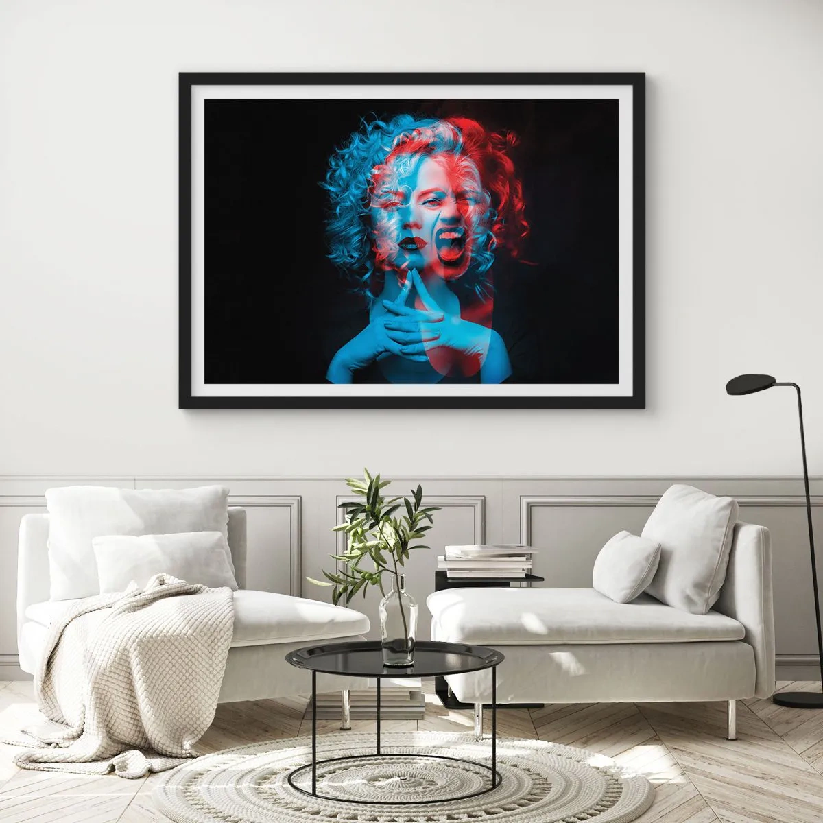 Poster in black frame - Alter Ego - 40x30 cm