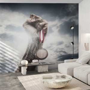 Custom Wallpaper Premium Canvas - Per Aspera Ad Astra - Sport, Sports Medal, 3D