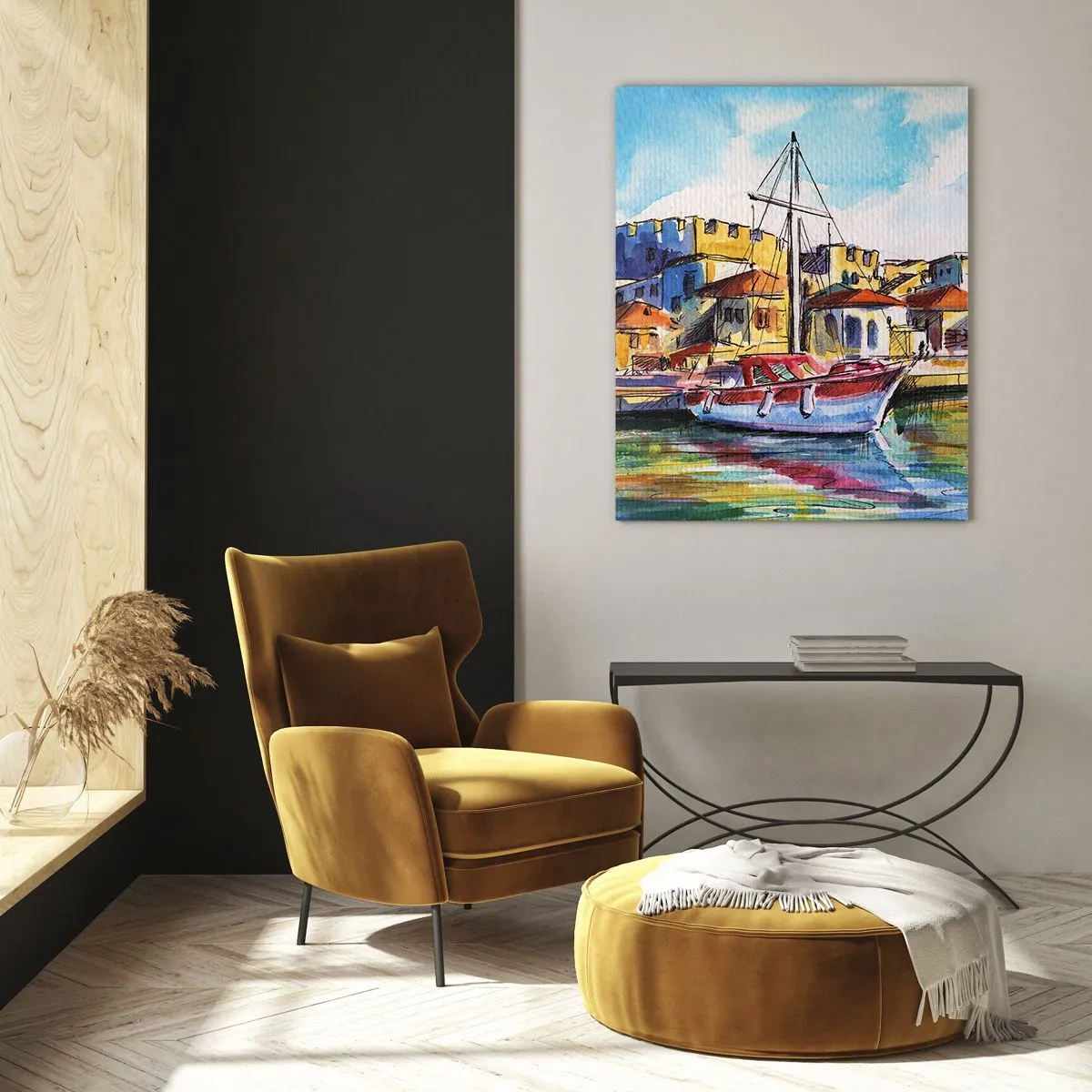 Glass picture - Rainbow Afternoon - 50x70 cm