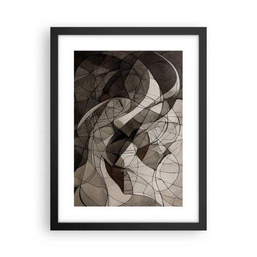 Poster in black frame - Circulation of the Colours of the Earth - 30x40 cm