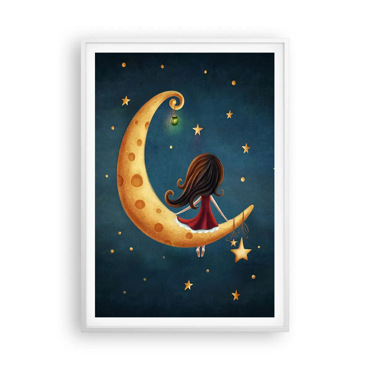 Poster in white frmae - Once Upon a Time… - 70x100 cm