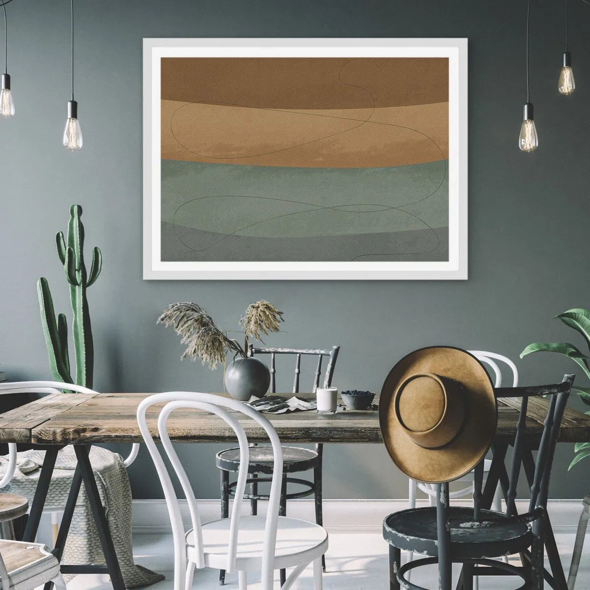 Poster in white frmae - Horizontal Compostion - 40x30 cm