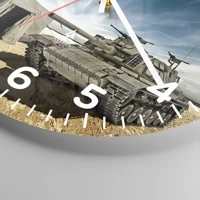 Clock face with numbers