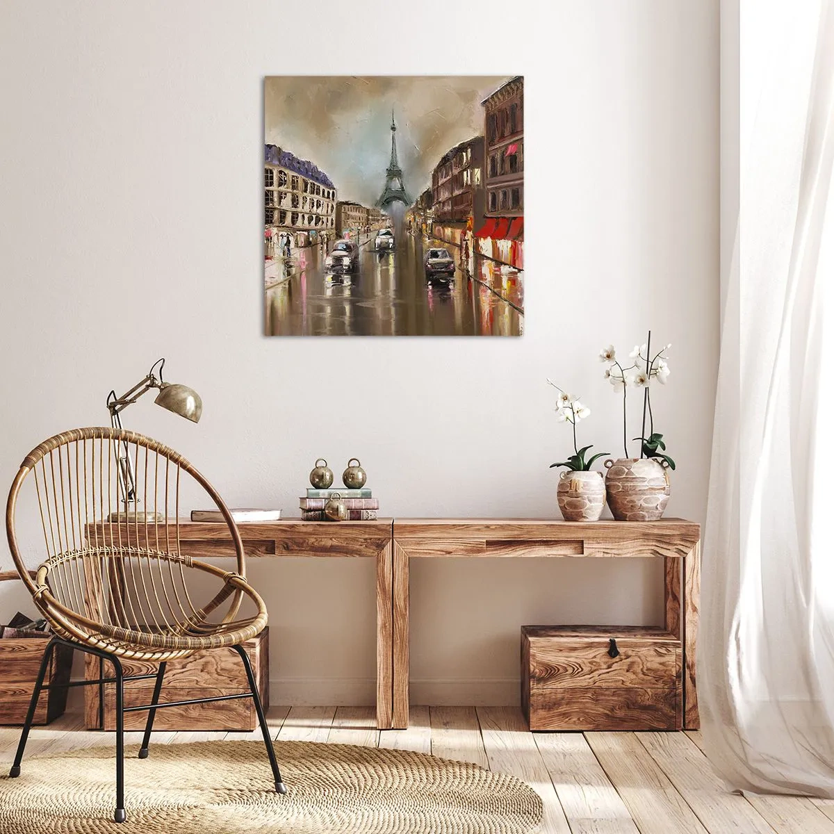 Canvas picture - Only She Counts - 50x50 cm