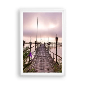 Poster in white frmae - Peace and Quiet of Asia - 61x91 cm