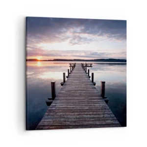 Canvas picture - Quiet Border of Night and Day - 60x60 cm