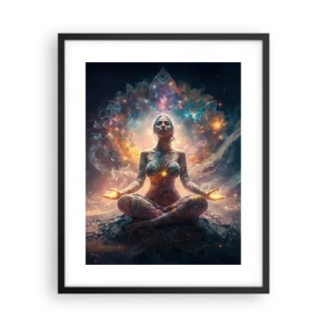 Poster in black frame - Good Energy Flow - 40x50 cm