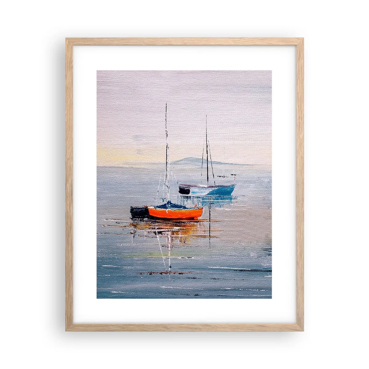 Poster in light oak frame - Deserved Rest - 40x50 cm