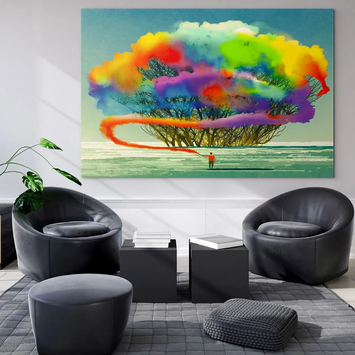 Glass picture - Revive this World - 120x80 cm