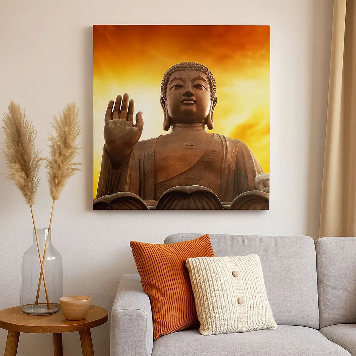 Canvas picture - Peace of the World - 30x30 cm