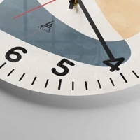 Clock face with numbers