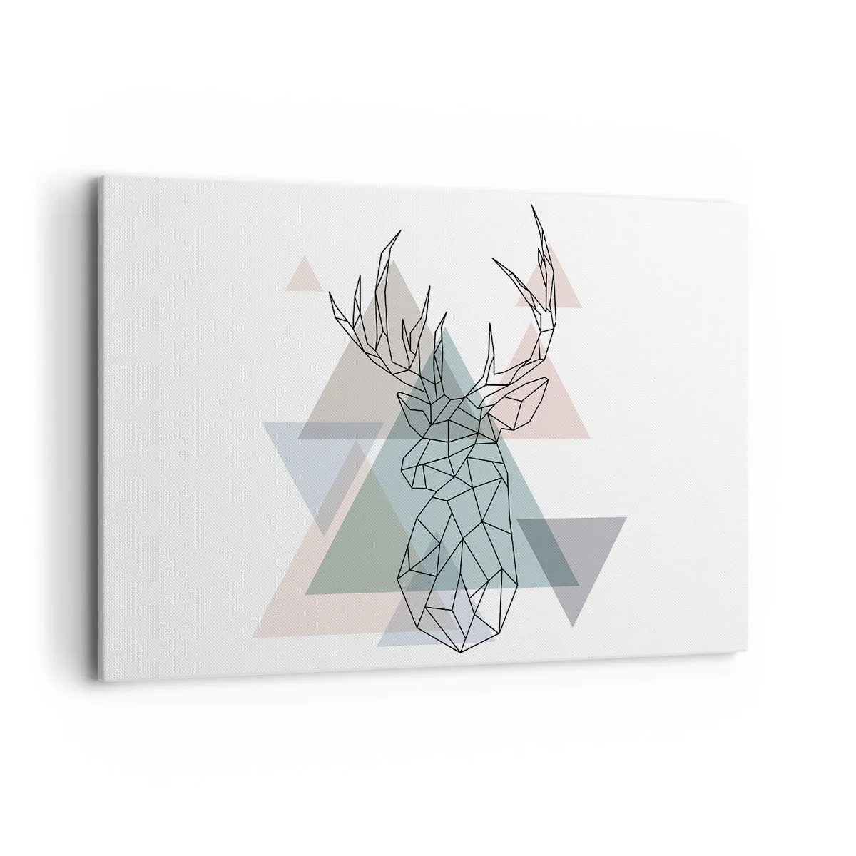 Canvas picture - In a Geometrical Forest - 120x80 cm