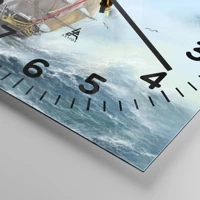 Clock face with numbers