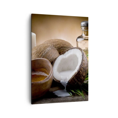 Canvas picture - Health from Tropical Islands - 50x70 cm