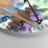 Clock face with numbers