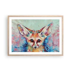 Poster in light oak frame - Are You Ready for Me? - 70x50 cm