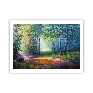 Poster - Idyllic Scenery - 70x50 cm