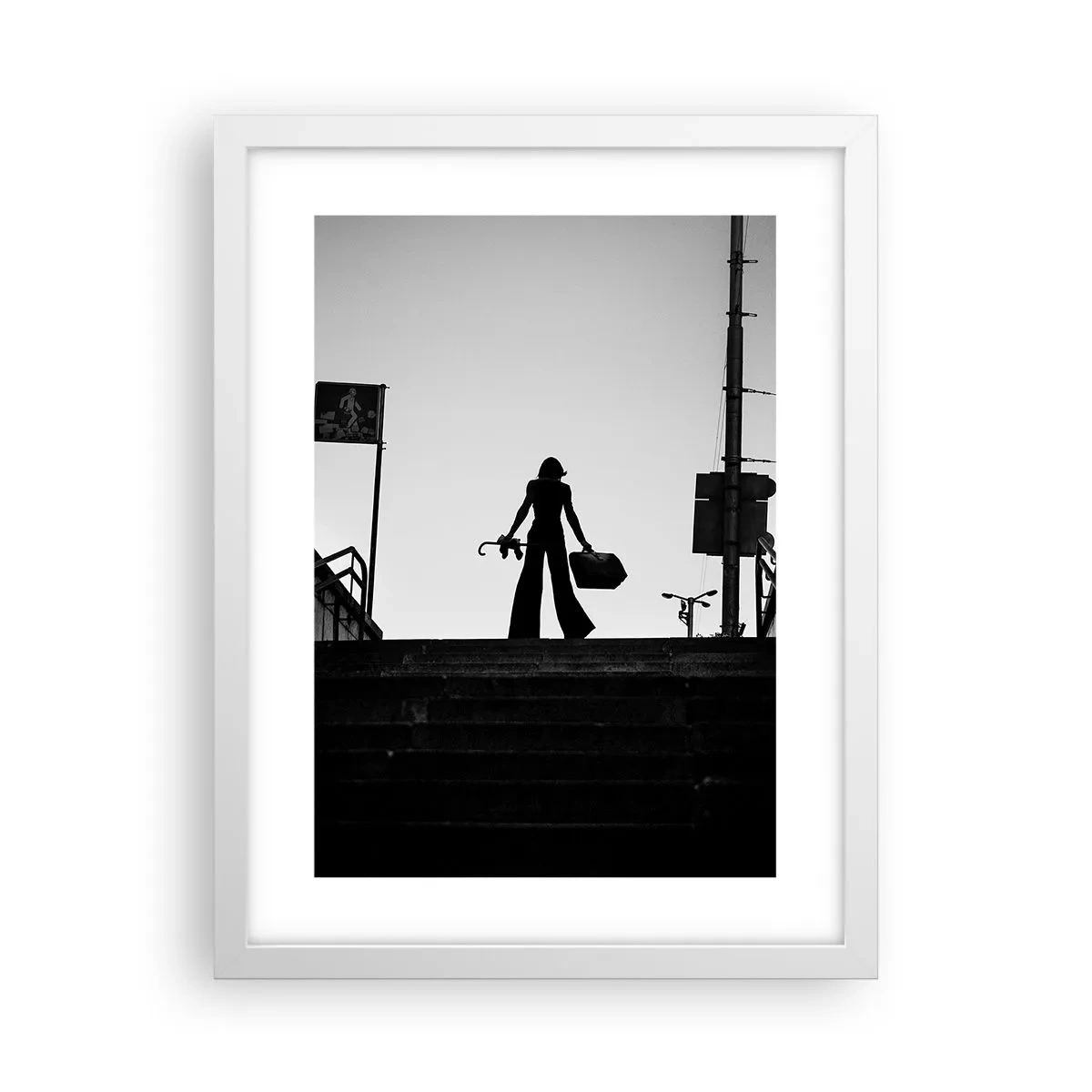 Poster in white frmae - City Wander - 30x40 cm