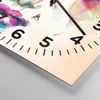 Clock face with numbers