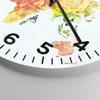 Clock face with numbers