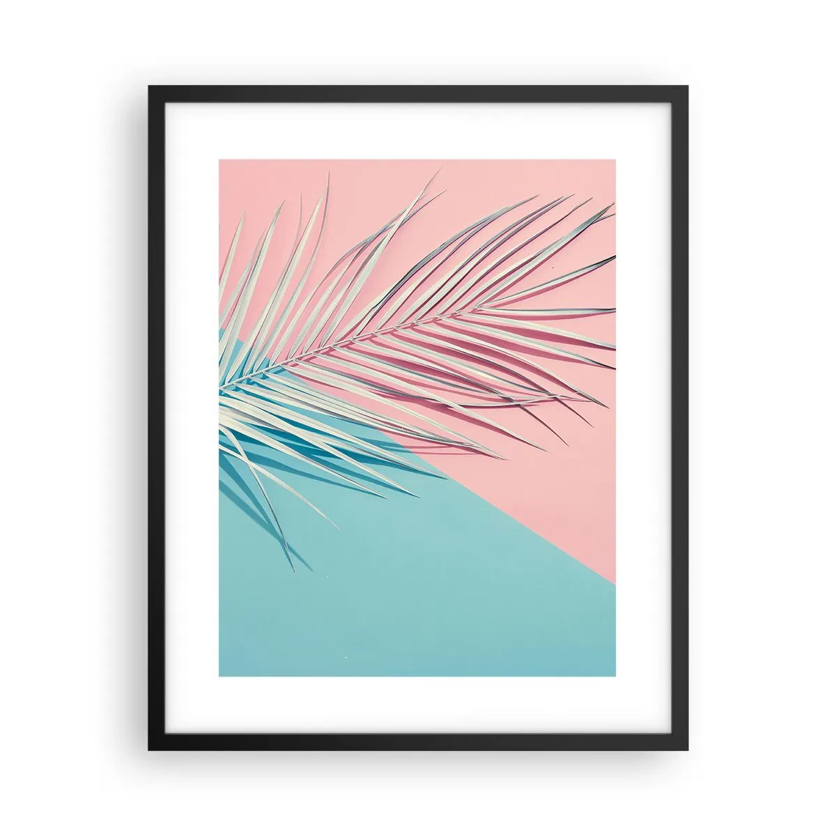 Poster in black frame - Tropical impression - 40x50 cm