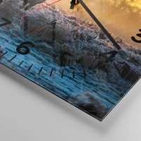 Clock face with numbers