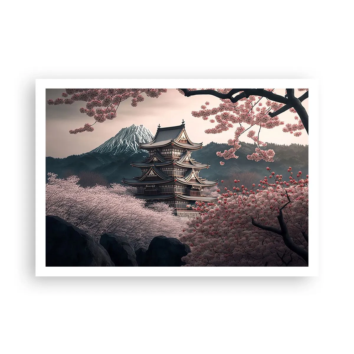 Poster - Land of Cherry Blossoms - 100x70 cm