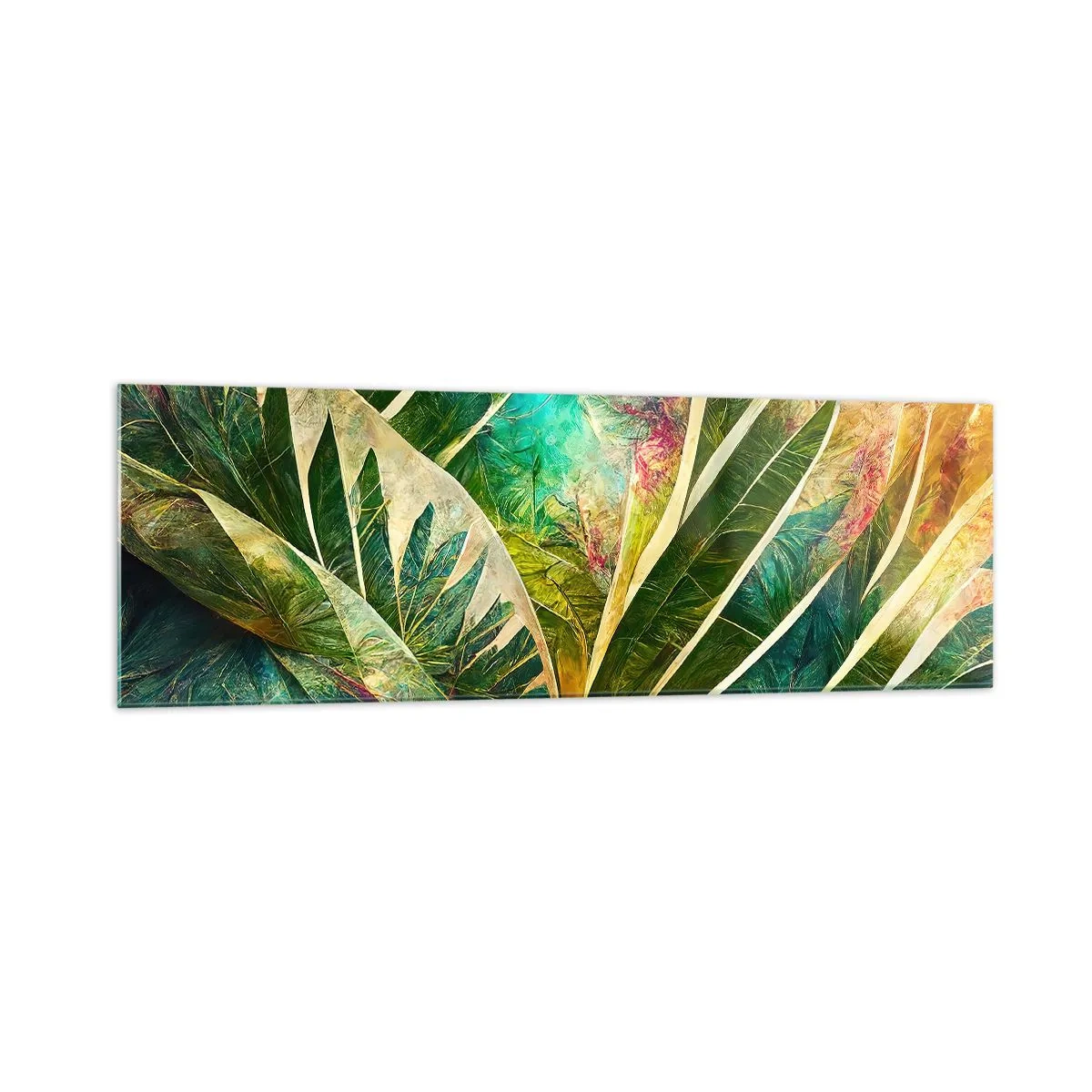 Glass picture - Colours of the Tropics - 160x50 cm