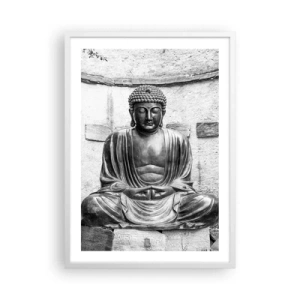 Poster in white frmae - At the Source of Peace - 50x70 cm