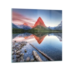 Glass picture - Heat and Cold - 70x70 cm