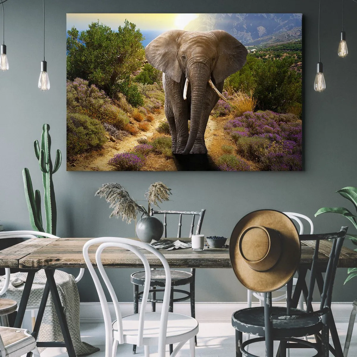 Canvas picture - This is What Eden Looked Like - 120x80 cm